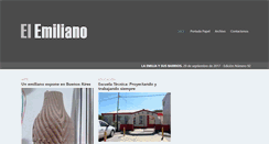 Desktop Screenshot of elemiliano.com.ar